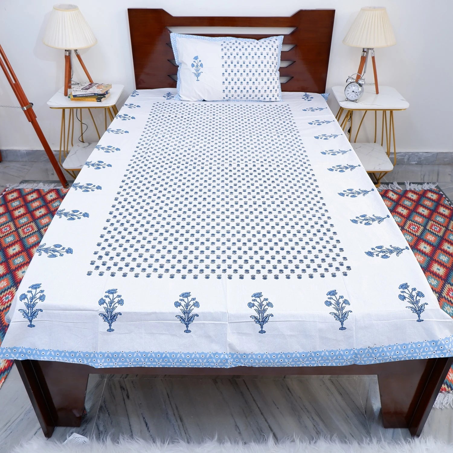 100% Pure Cotton Bed Sheet | Mouni